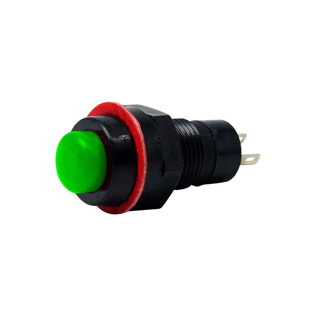 Guia de Montagem: Esteira Robótica Seletora (MDF) com Arduino e Servo Motor (com programação e diagrama) 71 Saravati botao push button trava 250vac 1a 2t ds 211 verde Saravati