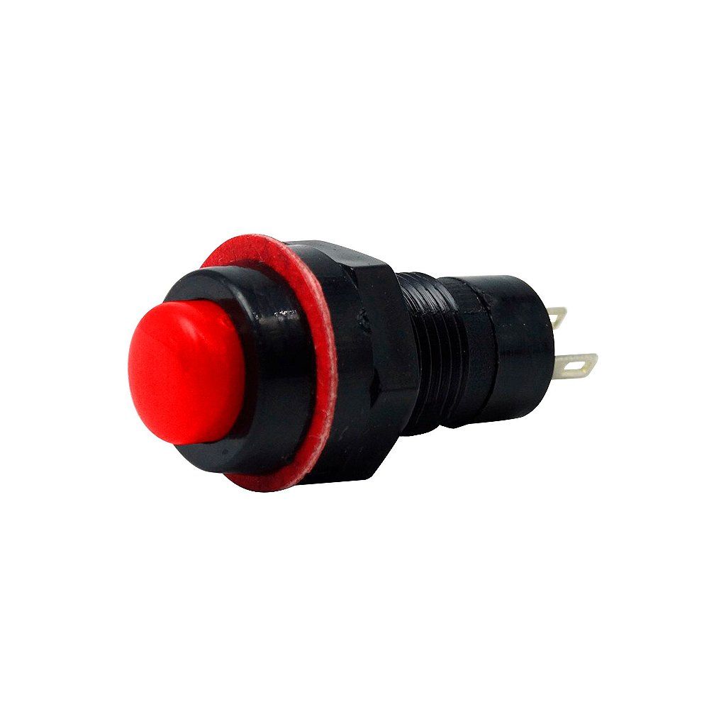 Guia de Montagem: Esteira Robótica Seletora (MDF) com Arduino e Servo Motor (com programação e diagrama) 72 Saravati botao push button trava 250vac 1a 2t ds 211 vermelho Saravati