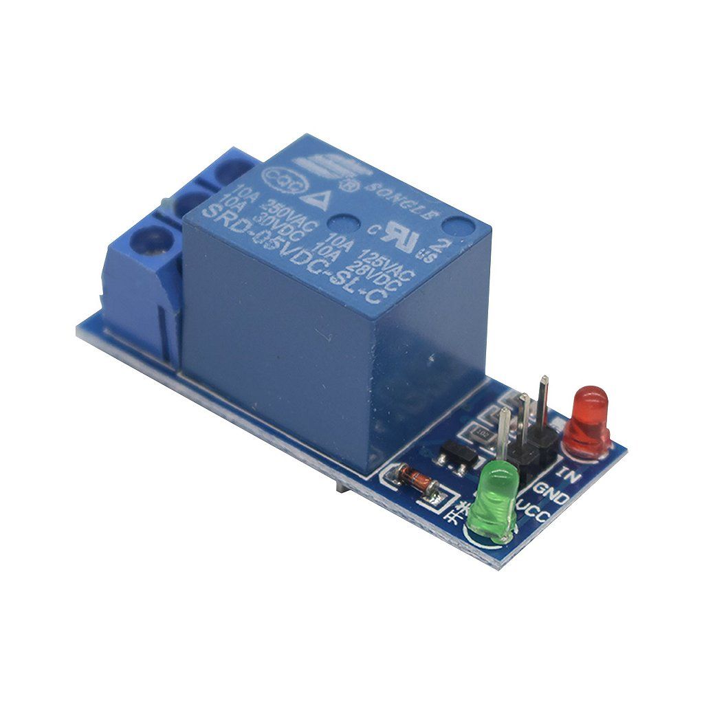 Guia de Montagem: Esteira Robótica Seletora (MDF) com Arduino e Servo Motor (com programação e diagrama) 74 Saravati modulo rele 5v 1 canal Saravati