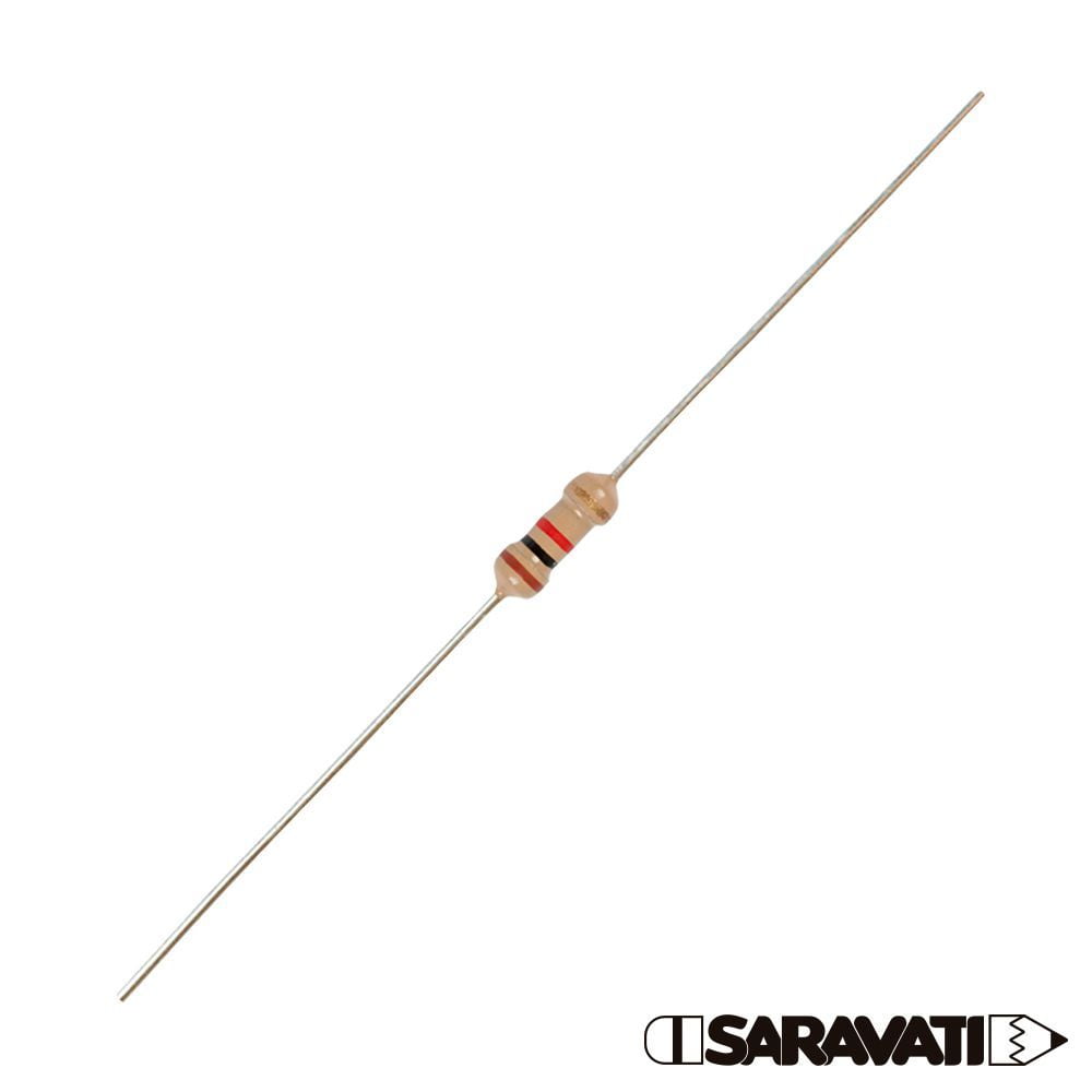 Guia de Montagem: Esteira Robótica Seletora (MDF) com Arduino e Servo Motor (com programação e diagrama) 77 Saravati resistor 1k 5 1 4w Saravati