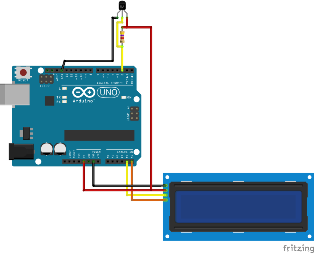 Guia de Montagem: Sensor de Temperatura DS18B20 com Display 16x2 I2C - Monitore a Temperatura com Precisão 14 Saravati Arduino