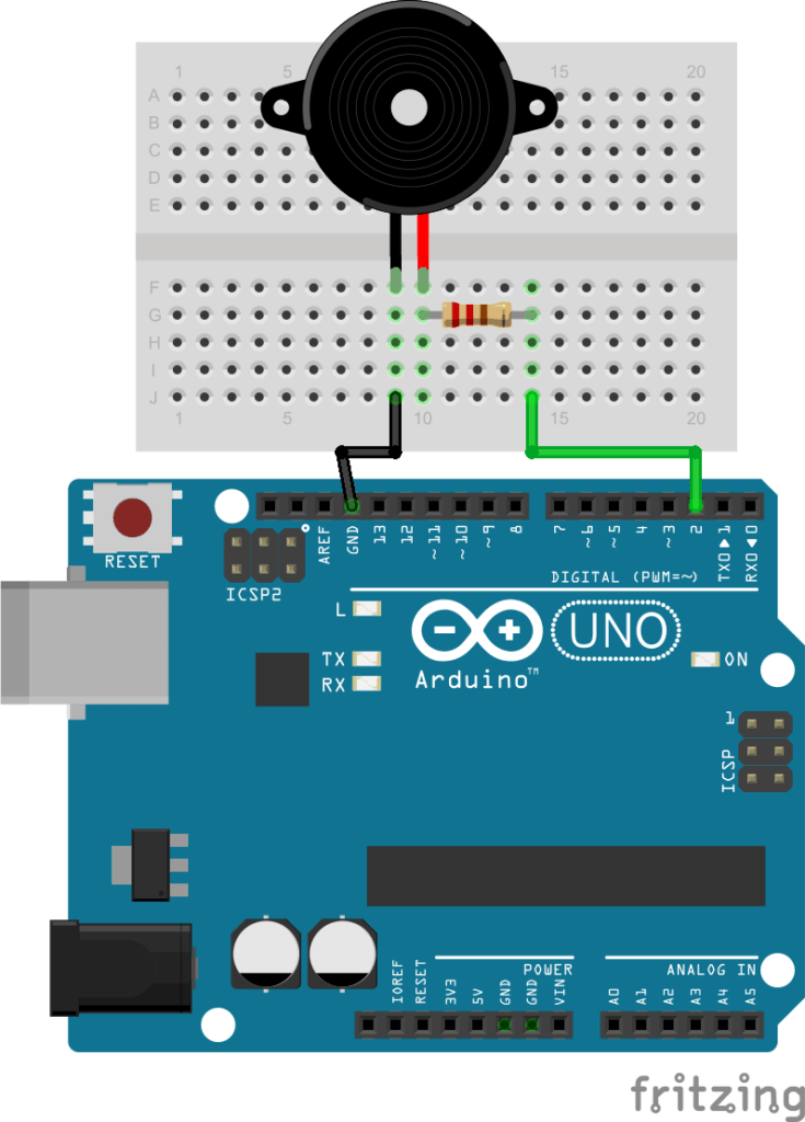 Guia de Montagem: Tocando "Asa Branca" com Buzzer Passivo e Arduino 11 Saravati Buzzer passivo Saravati