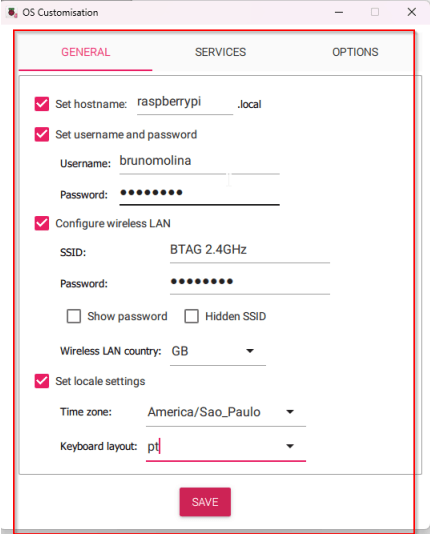 Guia de Instalação Raspberry Pi 5 OS e Raspberry Pi 5 12 Saravati Captura de Tela 2024 07 04 as 17.40.29 Saravati