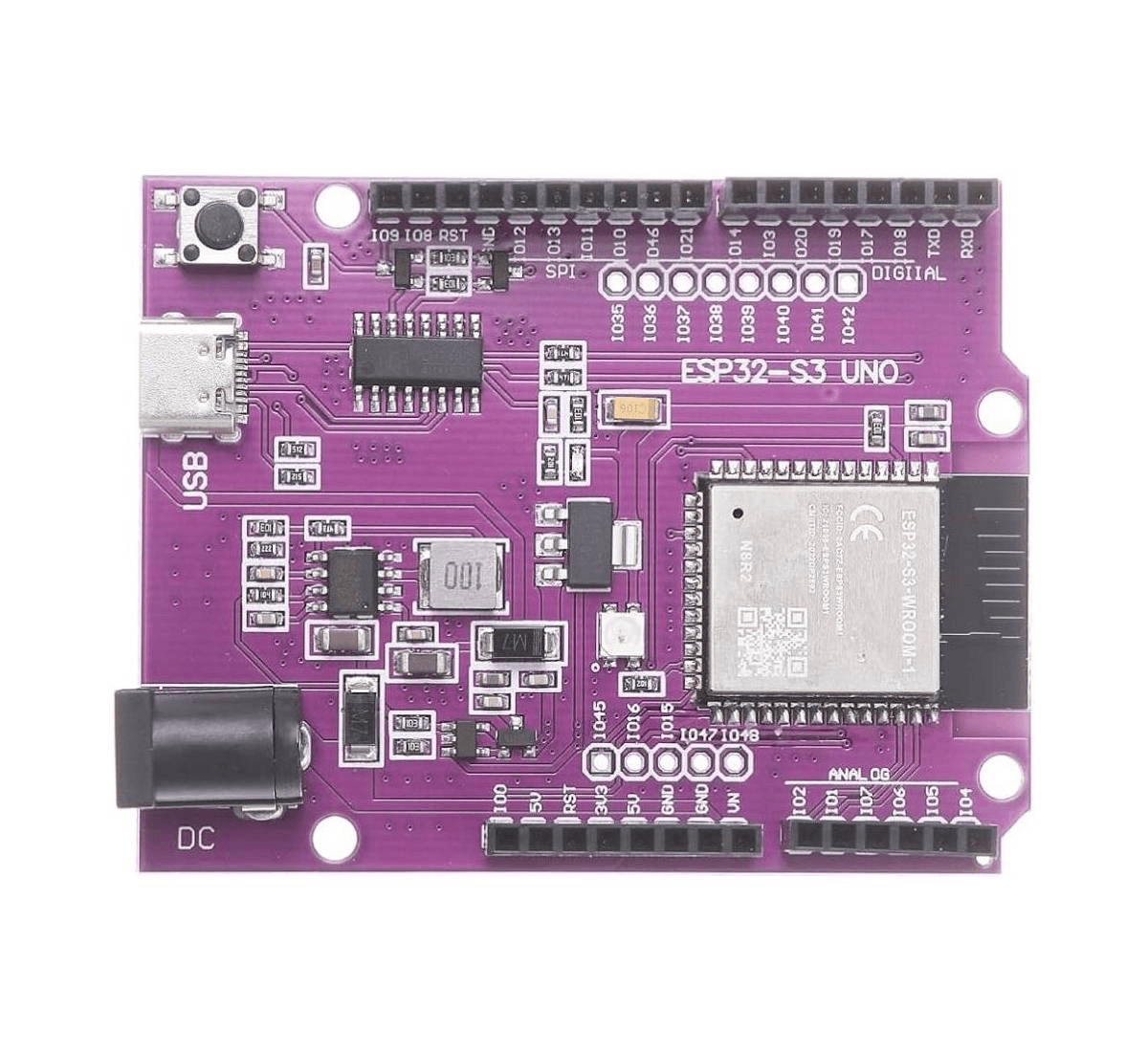 TinyML no ESP32-S3 UNO: reconhecimento de gestos e sons 2 Saravati ESP32-S3 UNO