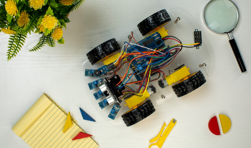 robot style car with joystick Saravati