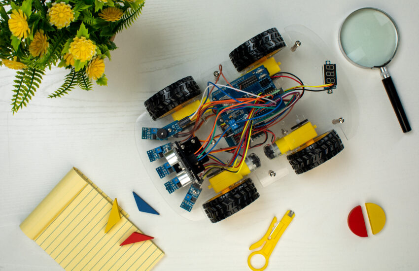 robot style car with joystick Saravati